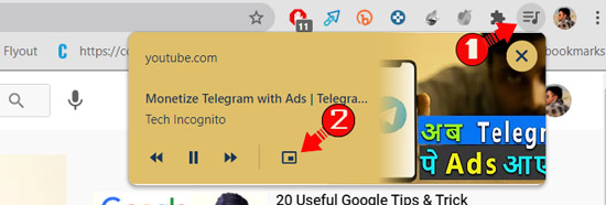 picture in picture in chrome desktop