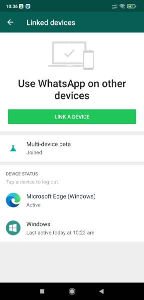 WhatsApp on Multiple Devices