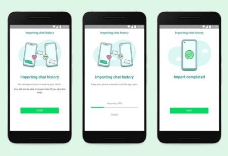 transfer Whatsapp Chata across iOS and Android