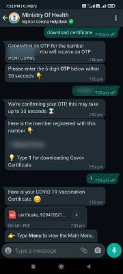 Download COVID-19 Vaccination Certificate