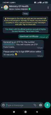 Download COVID-19 Vaccination Certificate