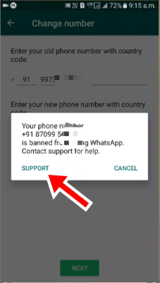 how to unban whatsapp number