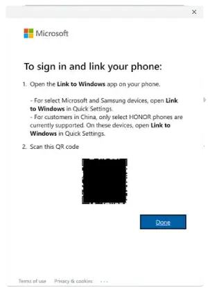 Android notification in windows