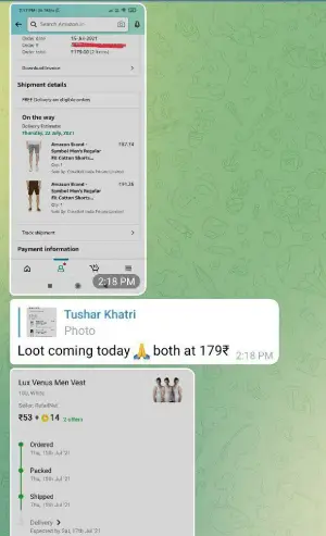 shopping deals Telegram channel